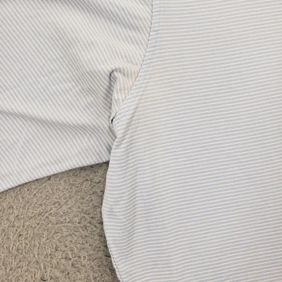 Fairway and Greene Shirt Mens XL‎ Blue Striped Short Sleeve Golf Polo - Picture 8 of 14